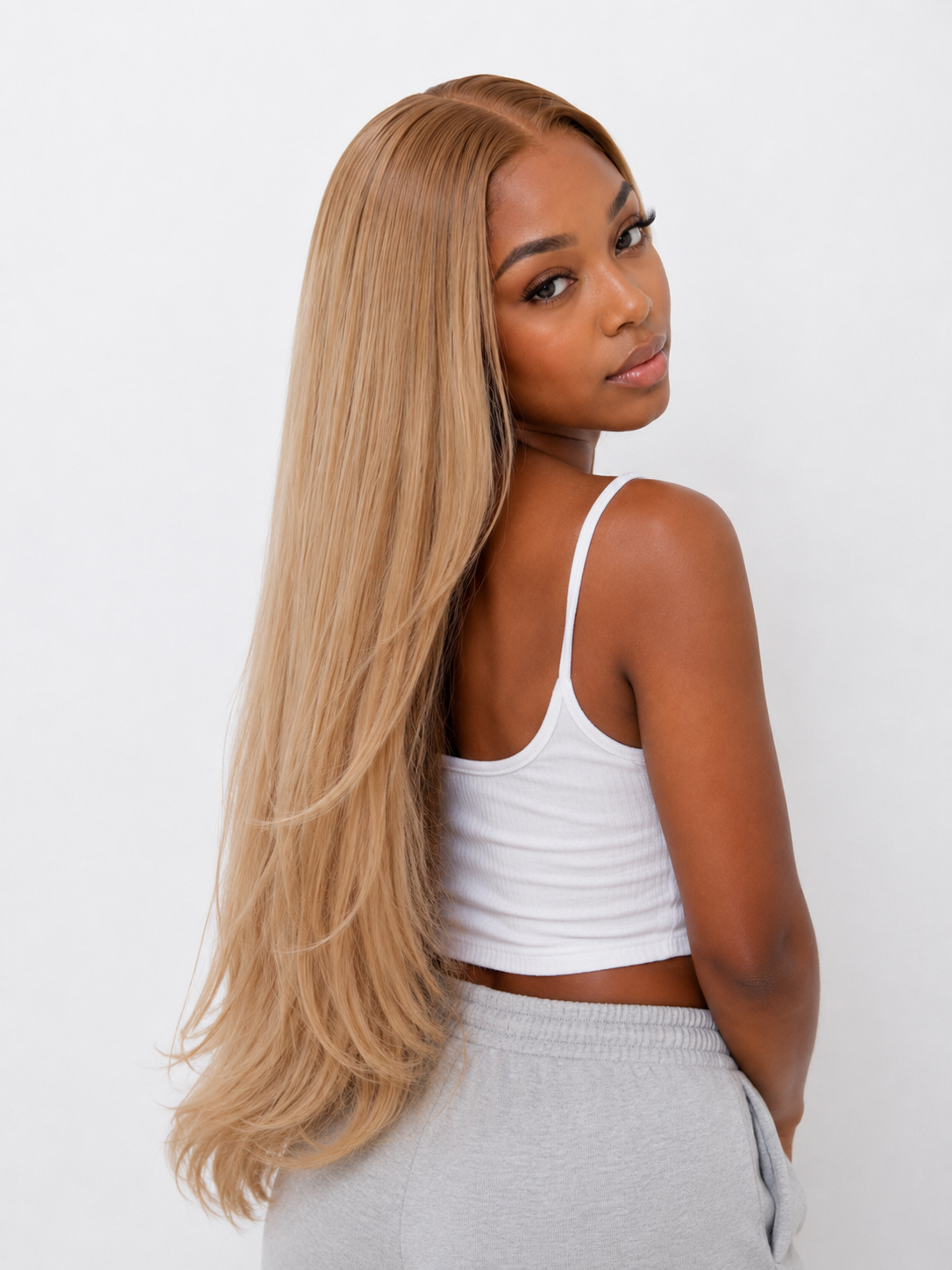 Perruque Blonde Ombré Taille 26 Closure 4x4 HD – Virgin Hair 250% Densité | Minga Hair