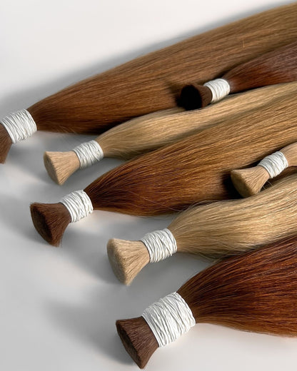 Mèches pour tresses — Bulk Hair Blond 60 lisse