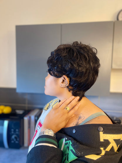 YAYA- Remy Hair Premium – Coupe Pixie Curly Naturelle