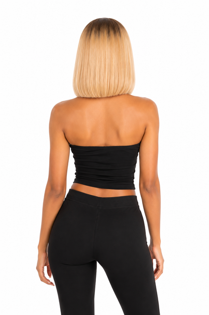 Raw Hair Bob Blonde 5x5 HD – Perruque Lisse Premium 14 Pouces