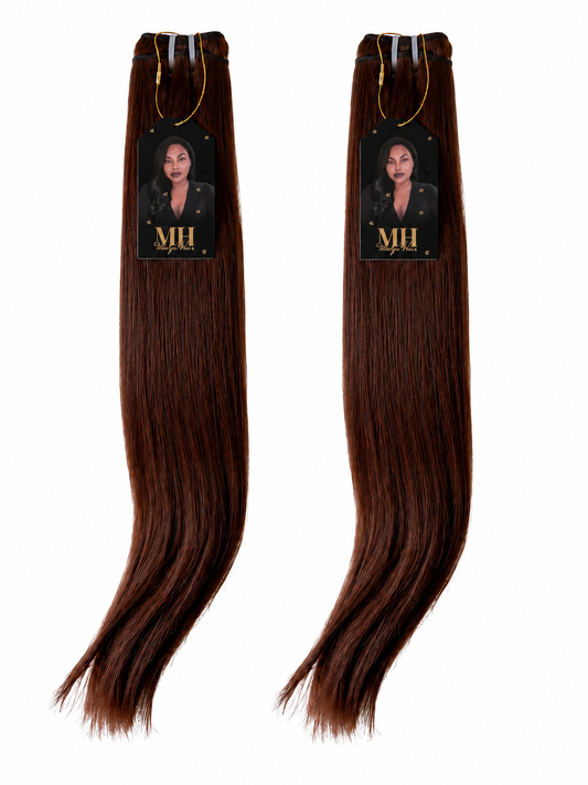Raw Hair Lisse Couleur 2 – Cheveux 100 % Naturels Premium