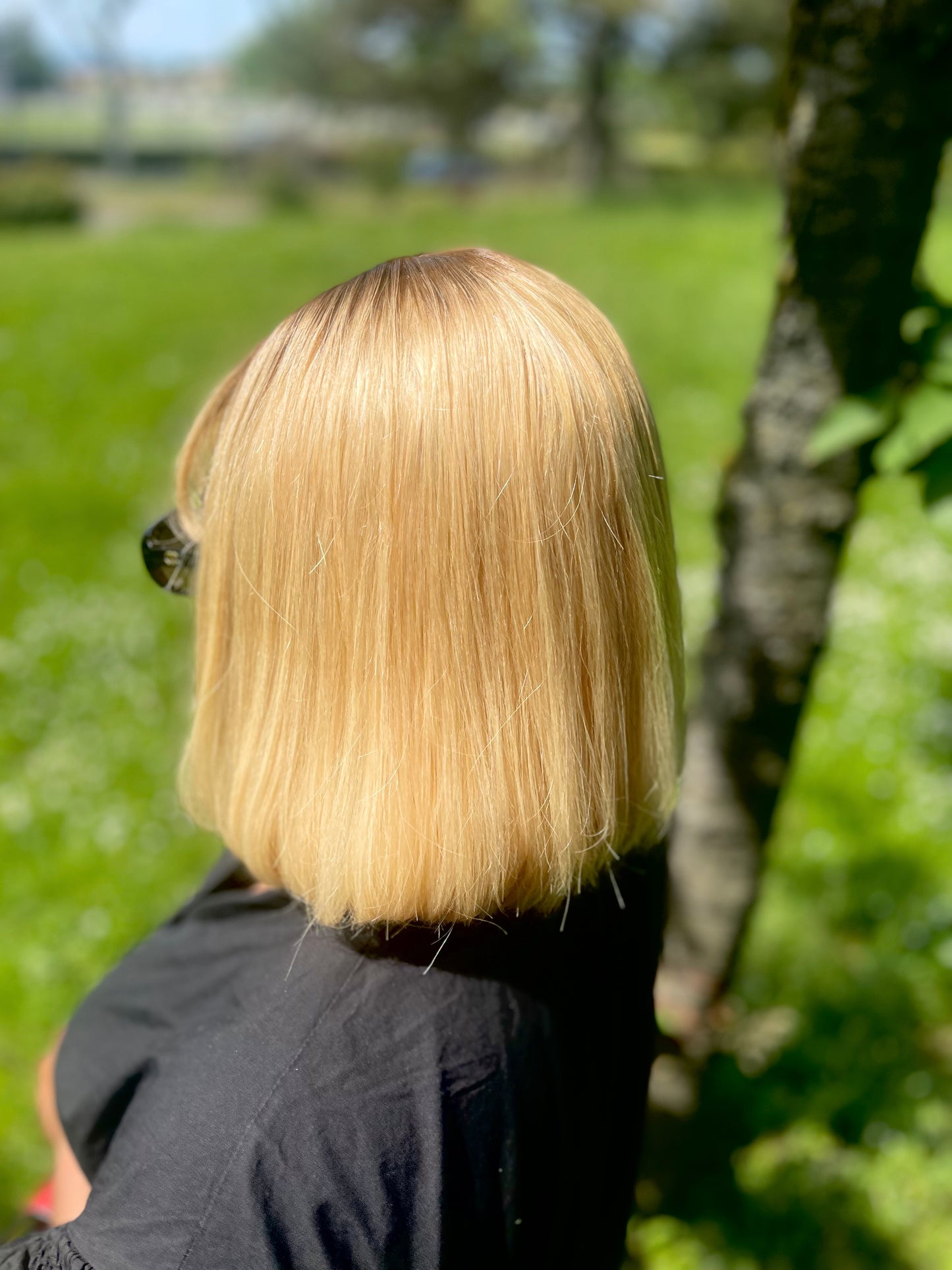 MAYA-Bob 10inch closure ombre 2x6 - blond virgin Hair Luxury