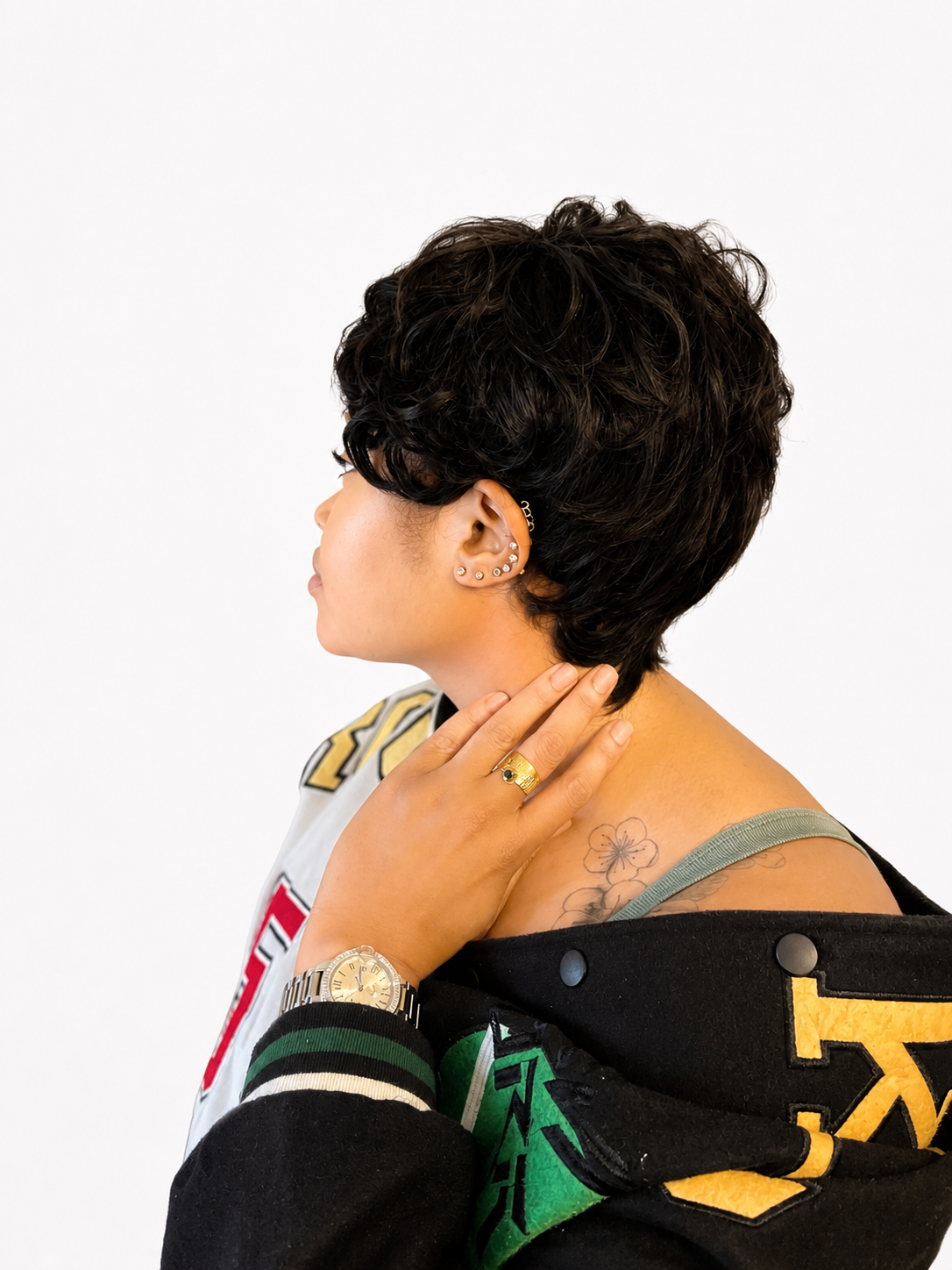 YAYA – Coupe garçonnier cheveux humain (Bob/Pixie)
