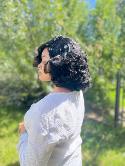 WINNY-10inch Closure 4X4 Wig densité 250% - Virgin Hair Luxury