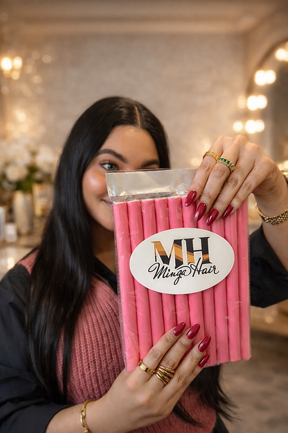 Bigoudis en mousse – Boucles naturelles & volume souple | Minga Hair