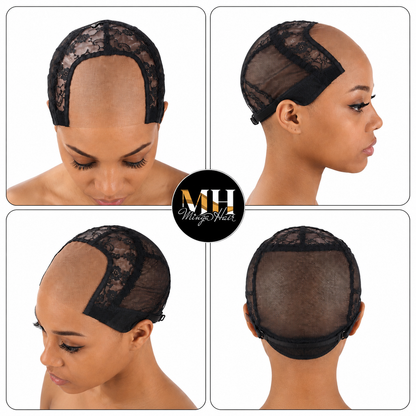 Bonnet Wig Cap Invisible HD Ajustable Noir – Accessoire Perruque Minga Hair