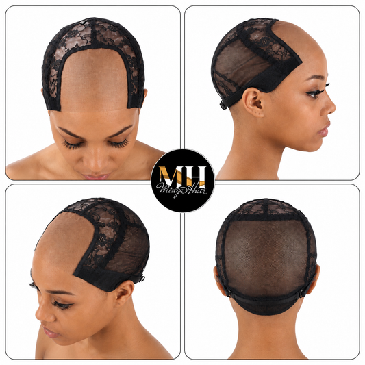 Bonnet Wig Cap Invisible HD Ajustable Noir – Accessoire Perruque Minga Hair