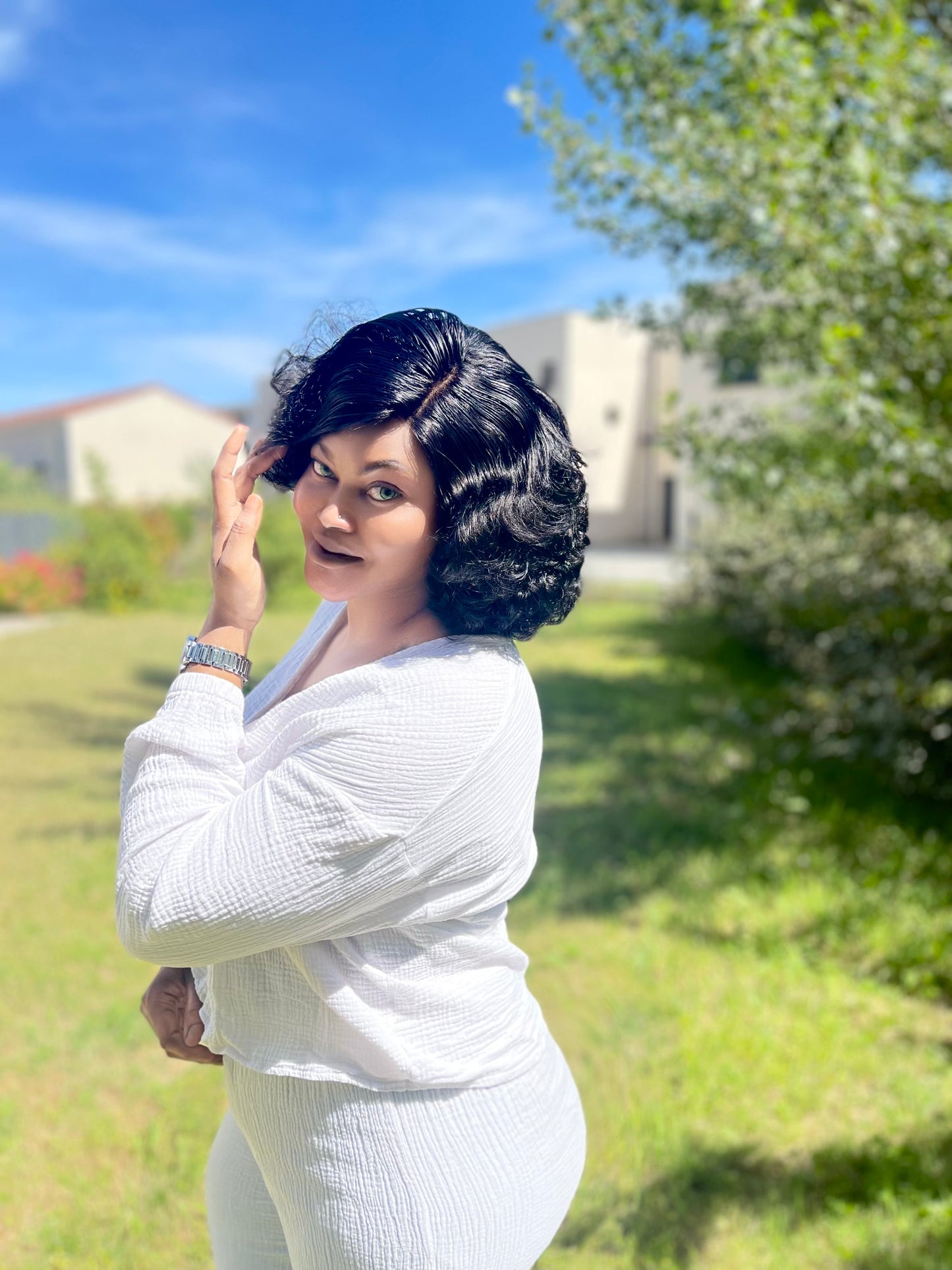 WINNY-10inch Closure 4X4 Wig densité 250% - Virgin Hair Luxury