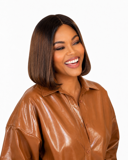 Perruque Bob Virgin Hair Lisse 10” – Closure Naturelle | KENAYA – Minga Hair