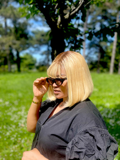 MAYA-Bob 10inch closure ombre 2x6 - blond virgin Hair Luxury