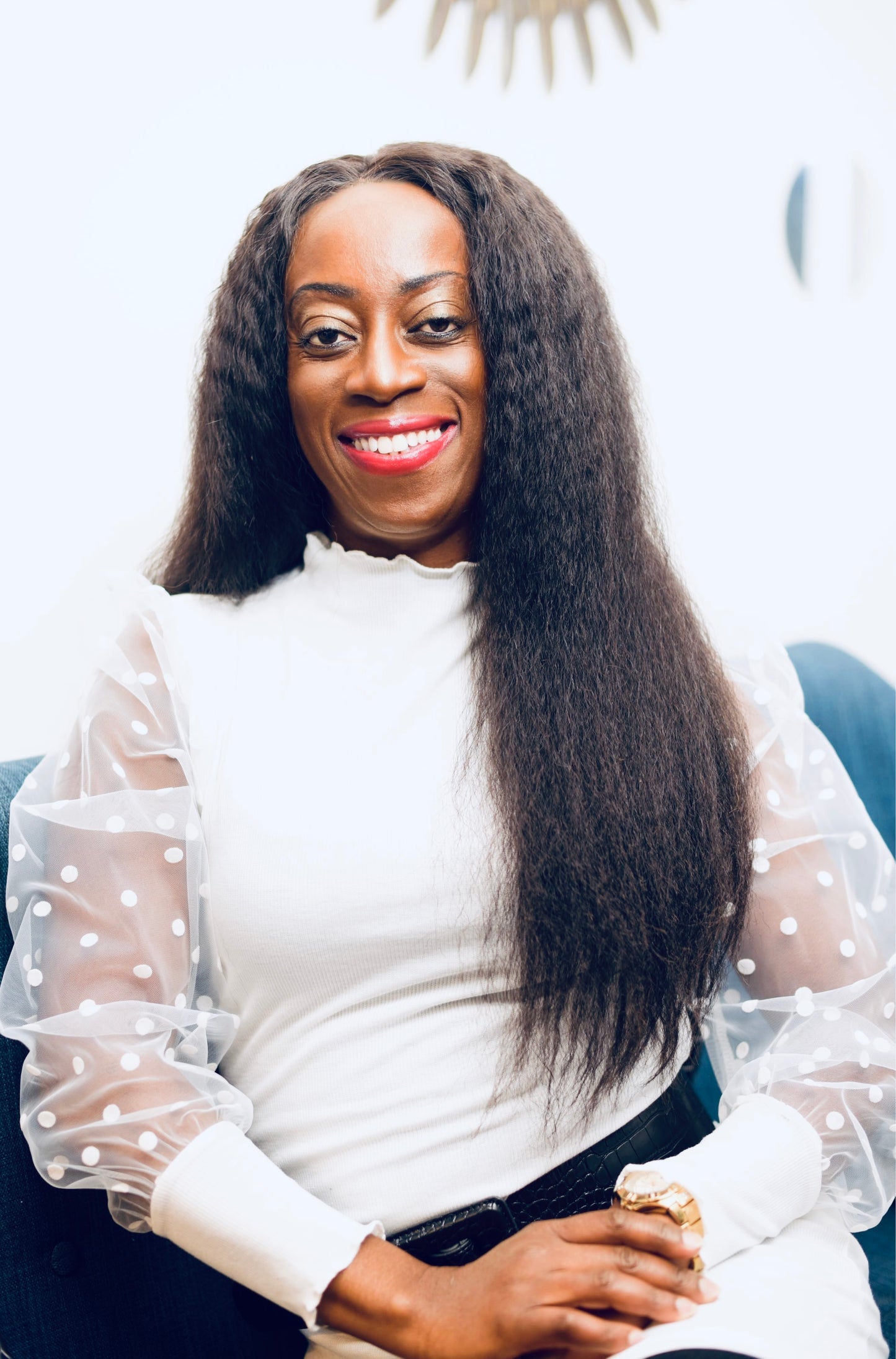 POUTY 20inch Closure Wig- Kinky Straight Wig - Virgin Hair Luxury