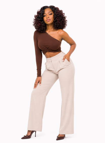 Perruque Curly Virgin Hair Piano Bordeaux 4x4 HD – 16 Pouces