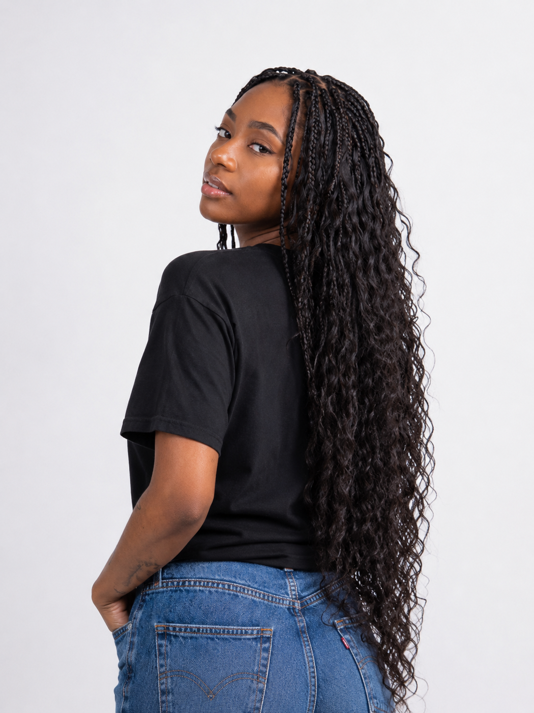 Bulk Hair Loose Deep 18 pouces – Mèches naturelles pour tresses