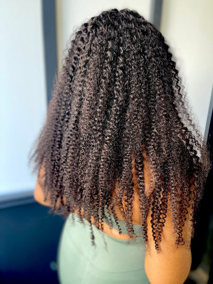 DIOLA 26inch Closure Wig- Kinky Curly - Virgin Hair Luxury