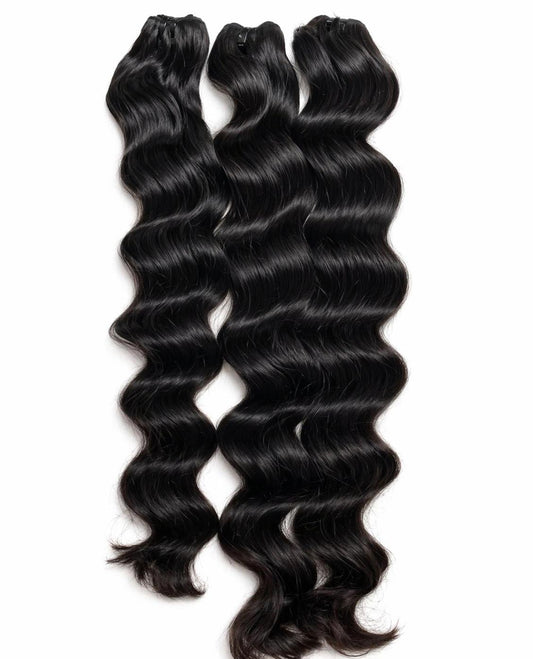 Raw Hair Water Wave Bundles – Extensions Cheveux Naturels Ondulés | Minga Hair