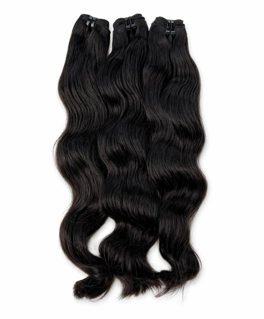 Raw Hair Wavy Bundles – Extensions Cheveux Naturels Ondulés | Minga Hair