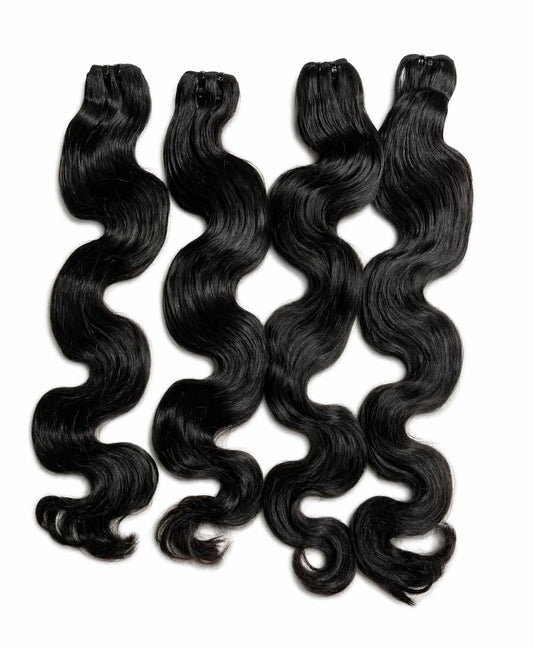 Raw Hair Body Wave Bundles – Extensions Cheveux Naturels Ondulés | Minga Hair