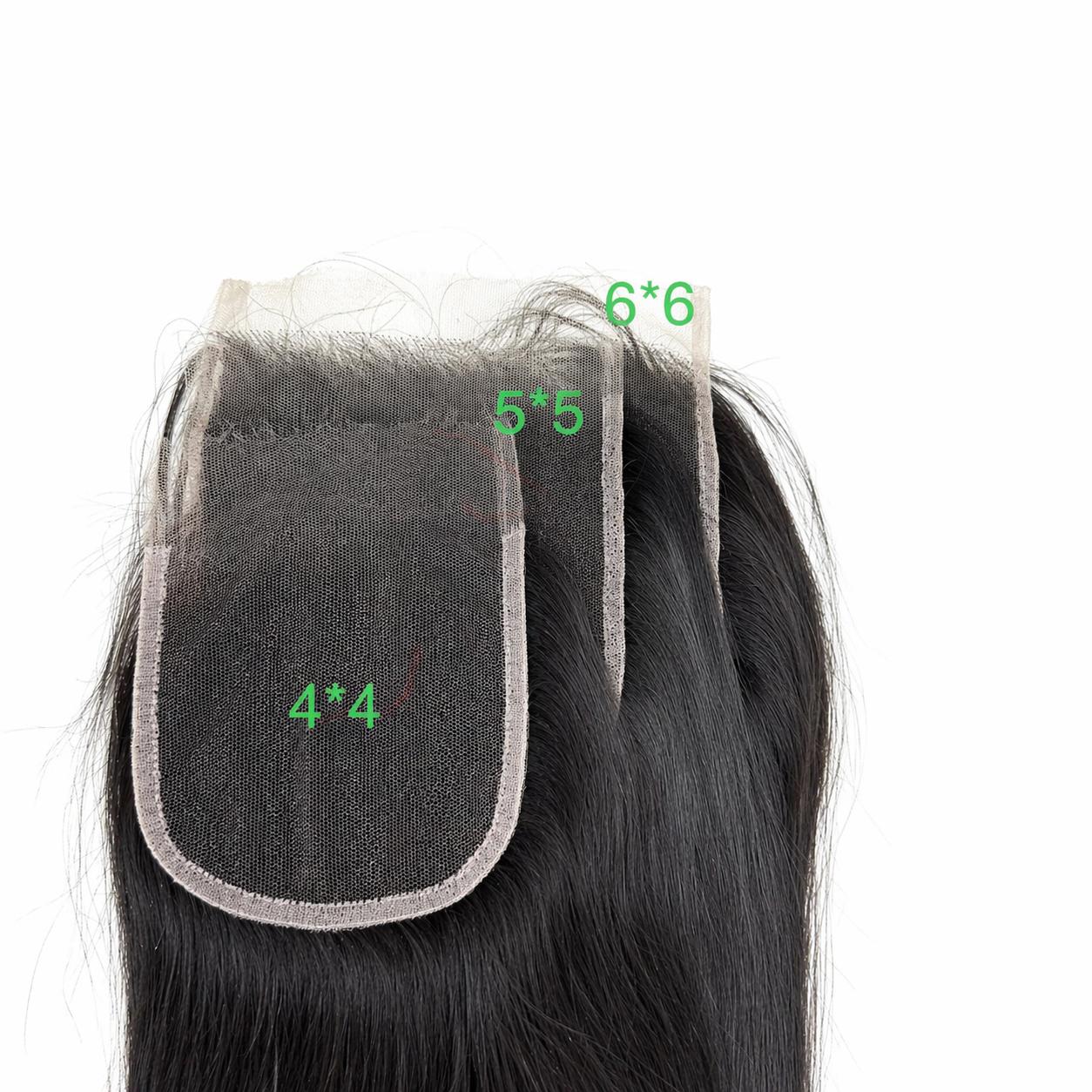 Virgin Hair Closure HD 4x4, 5x5 & 13x4 – Closure Cheveux Naturels | Minga Hair