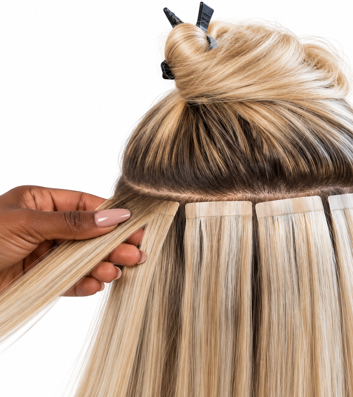 Extensions Tape-In 100g Cheveux Humains