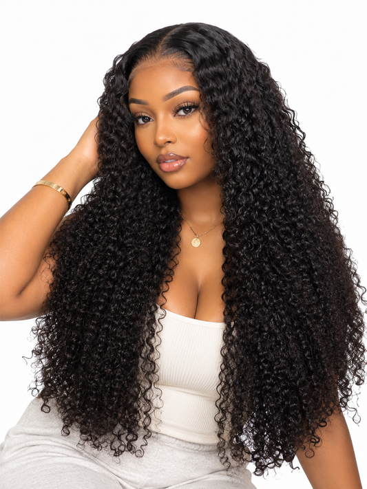 Perruque Virgin Hair Kinky Curly 26 – Lace Wig Closure 5x5 HD | Minga Hair