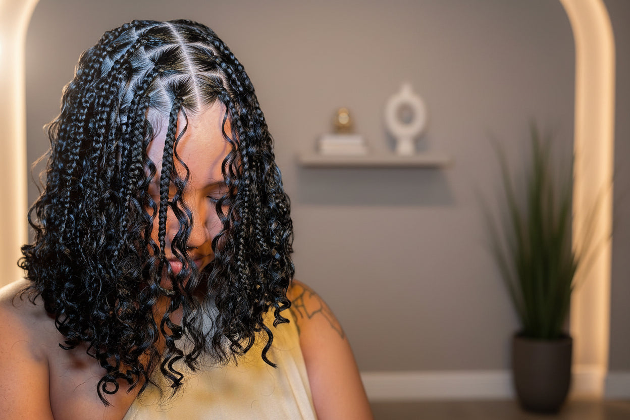 Bulk Hair Loose Deep 18 pouces – Mèches naturelles pour tresses